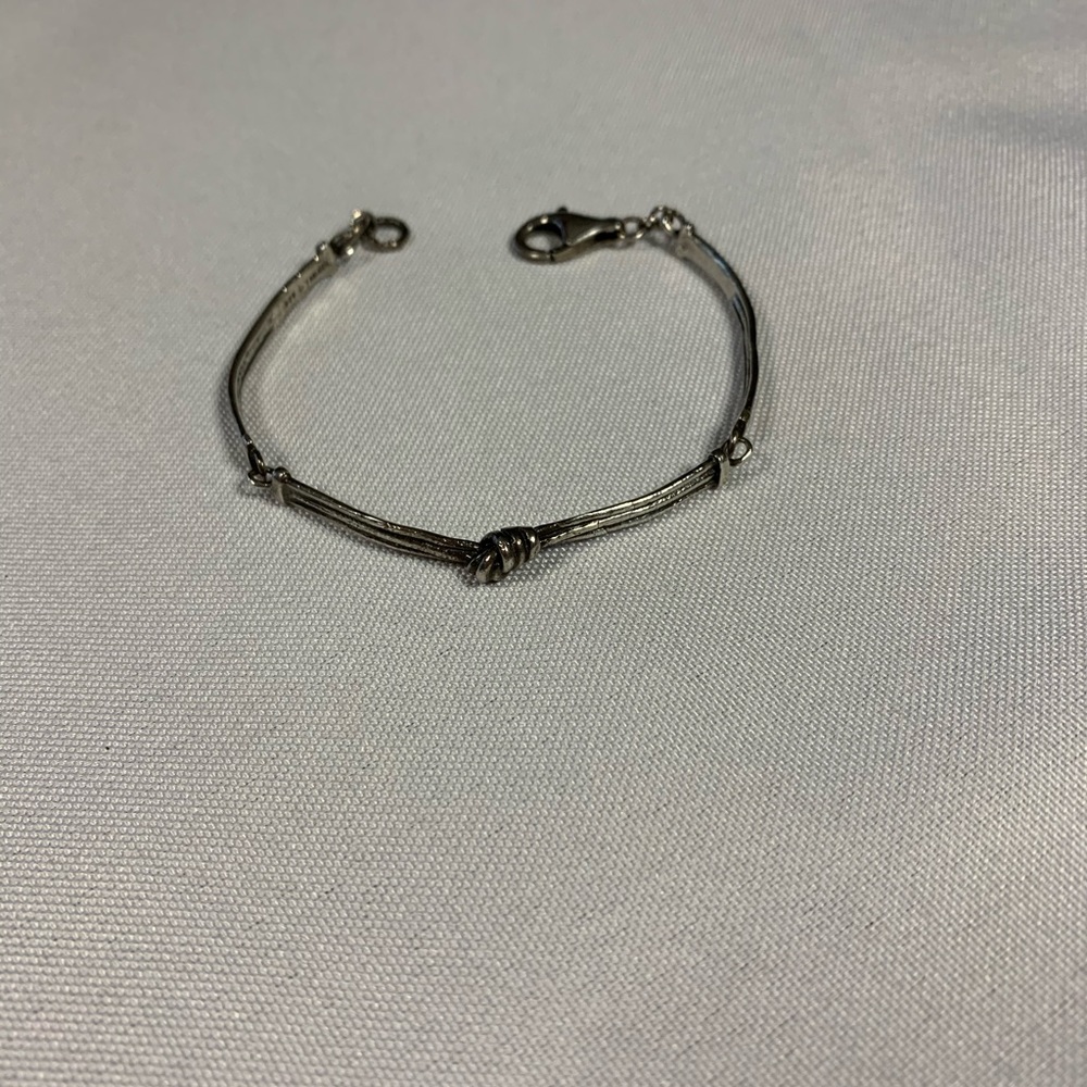 Silpada Oxidized Sterling Silver “Love Knot”